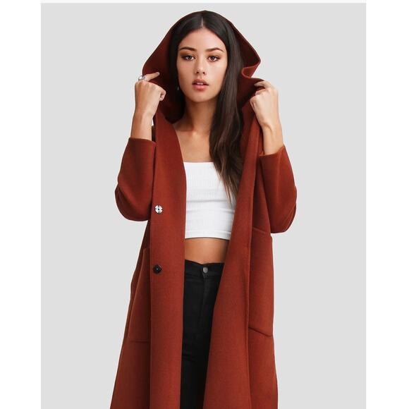 Belle & Bloom Walk This Way Wool Blend Oversized Coat (see narrative) - Picture 3 of 5